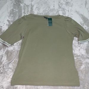 Lauren Ralph Lauren Sage Green Top